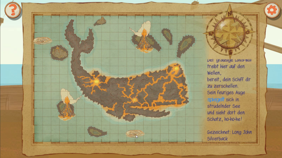 Screenshot of the game Monkey Swag,  showing a puzzle map 